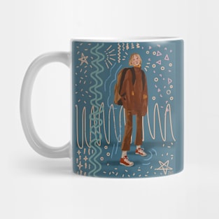 Cool 90's girl - blue version Mug